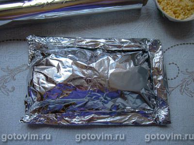 Стейк семги в фольге (с помидорами и сыром), Шаг 06