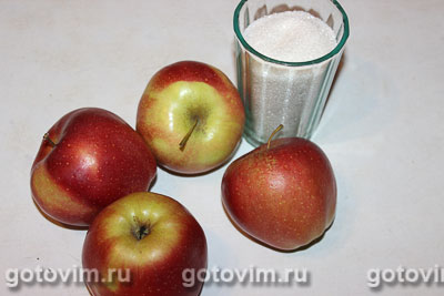 Штрудель с яблоками и персиками , Шаг 03