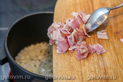 Суп из редьки с беконом, Шаг 03