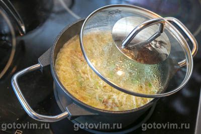 Суп из редьки с беконом, Шаг 07