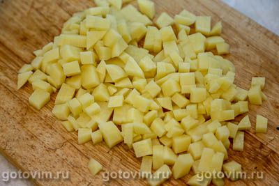 Суп из белых грибов с картофелем, Шаг 03