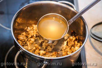 Суп из белых грибов с картофелем, Шаг 04