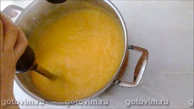Португальский овощной суп-пюре с ботвой редиски, Шаг 04