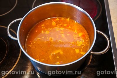 Суп из чечевицы и бекона, Шаг 05