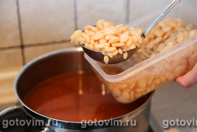 Фасолевый суп с ребрышками, Шаг 04
