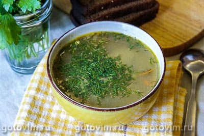 Суп рыбный с солеными огурцами. Фото-рецепт