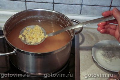 Гороховый суп с хрустящим беконом, Шаг 01