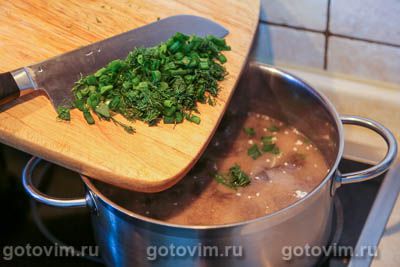 Суп картофельный с грибами и кефиром, Шаг 08