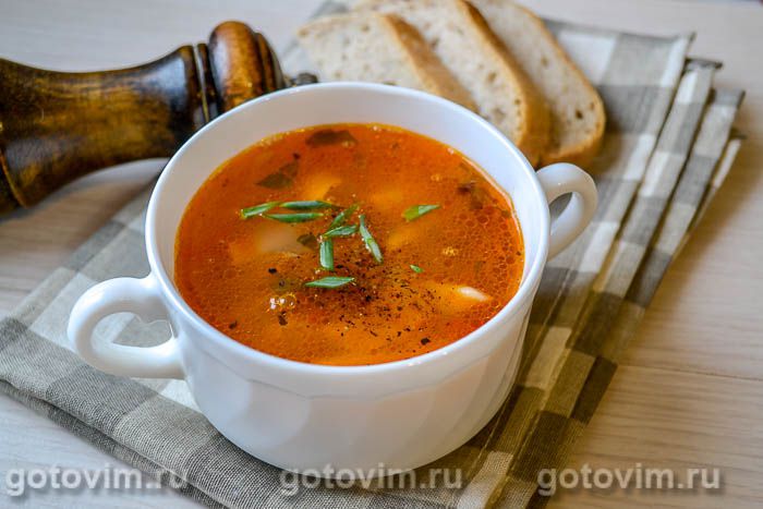 Суп из говядины с домашней лапшой. Фотография рецепта