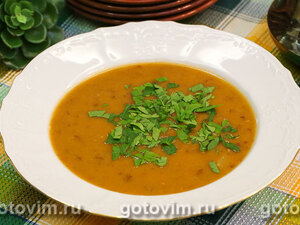 Шешамади - суп из красной фасоли по-груз