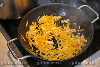 Куриный суп с кабачками и фасолью , Шаг 04