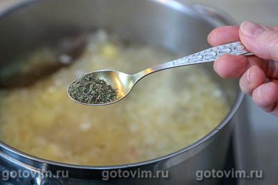 Суп из говядины с картофелем и брынзой, Шаг 07