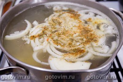 Картофельный суп с копчёными рёбрышками , Шаг 03