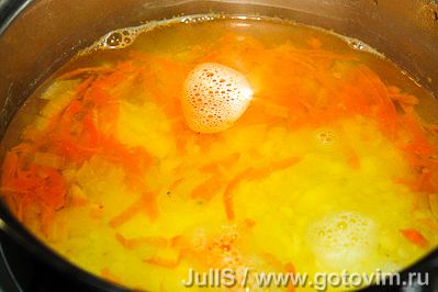 Суп с крапивой, снытью и зеленым горошком, Шаг 04
