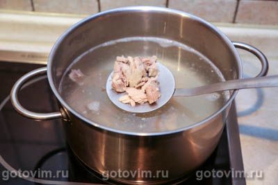 Куриный суп с манкой или тургеневский суп, Шаг 01