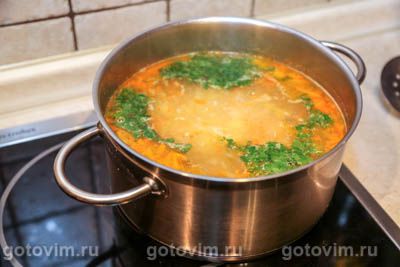 Куриный суп с манкой или тургеневский суп, Шаг 06