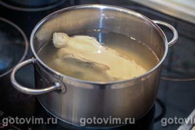Гречневый суп с курицей и грибами, Шаг 01