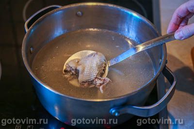 Куриный суп с репой и сельдереем, Шаг 01