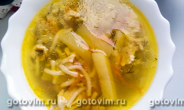 Куриный суп с вермишелью в мультиварке — рецепт для мультиварки