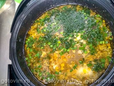 Суп с курицей и рисом в мультиварке, Шаг 05