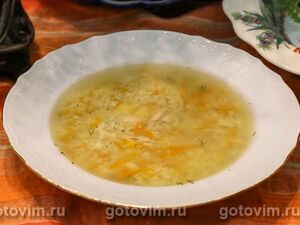 Рыбный суп с мучной подбойкой