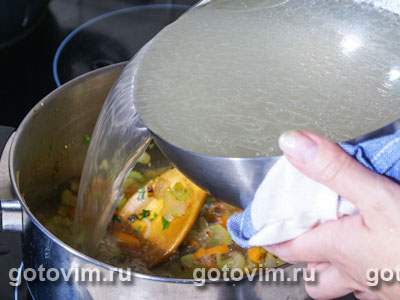 Куриный суп с клецками и сельдереем, Шаг 03