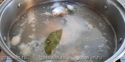 Суп из скумбрии с картофелем и пшеном, Шаг 04