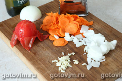 Густой суп из рубца с белой фасолью (Zuppa di fagioli e trippa), Шаг 02