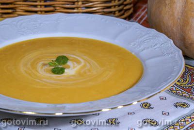 Тыквенный суп. Фото-рецепт