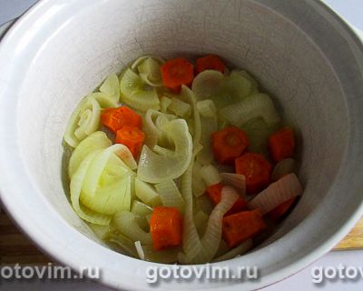 Суп пюре из чечевицы в микроволновке, Шаг 02