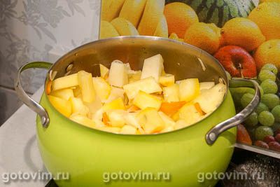 Суп из кабачков с картофелем и шалфеем, Шаг 04