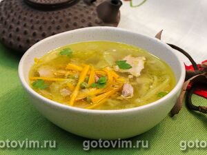 Китайский суп из утки