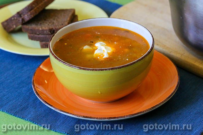 Суп из утки с картошкой и нутом. Фотография рецепта