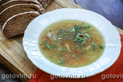 Суп из утки с красной чечевицей. Фото-рецепт