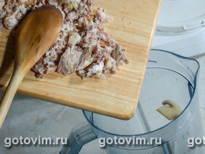 Куриный суп-пюре с грибами, Шаг 03