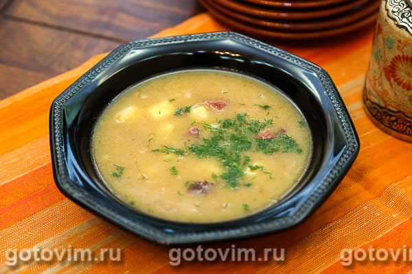 Польский суп журек . Фотография рецепта