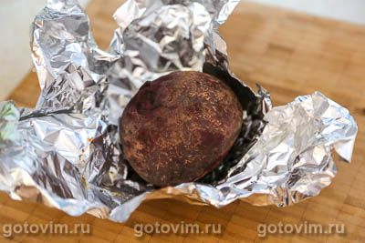 Салат из свеклы с сыром чанах и грецкими орехами, Шаг 01