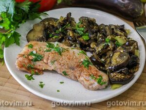 Мясо с баклажанами по‑грузински в мультиварке