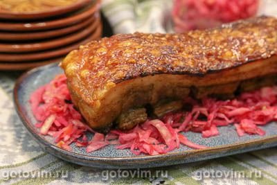 Свинина с хрустящей корочкой по-кантонски. Фото-рецепт