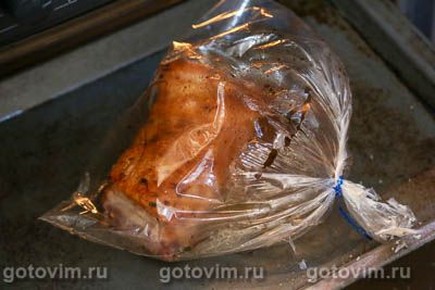 Свиные ребрышки в глазури с мадерой, запеченные в рукаве (пакете для выпечки), Шаг 04