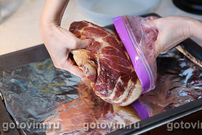 Мясо в духовке по-китайски (Honey Char Siu), Шаг 04