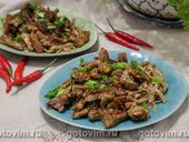 Стир‑фрай из свинины с овощами в мультиварке