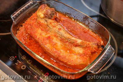 Свиная грудинка, запеченная в томатном маринаде, Шаг 06