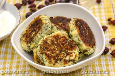 Сырники с укропом. Фото-рецепт