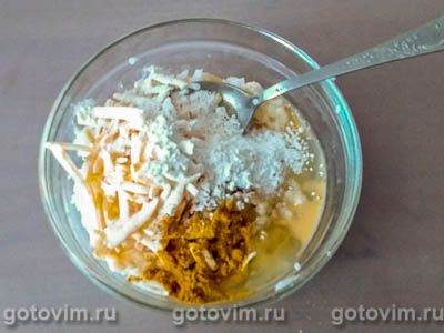 Рисовые котлеты с сыром в хрустящей панировке, Шаг 05