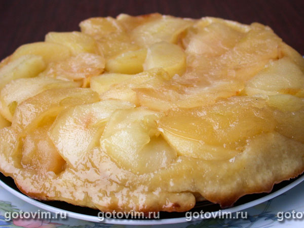 Яблочный пирог Татен. Фотография рецепта