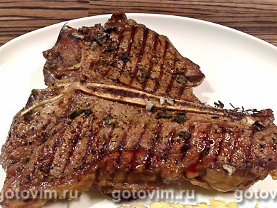 (-one steak). -