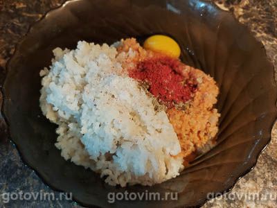 Куриные тефтели в томатном соусе, Шаг 03
