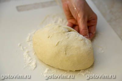 Тесто на кефире для осетинского пирога, Шаг 05
