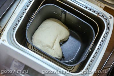 Тесто для тонкой пиццы в хлебопечке, Шаг 06